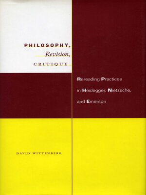 cover image of Philosophy, Revision, Critique
